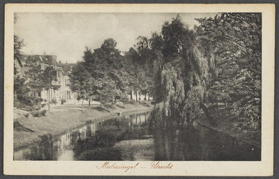 606394 Gezicht op de Stadsbuitengracht te Utrecht, met links de Maliesingel.